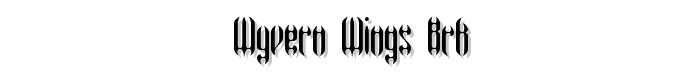 Wyvern Wings BRK font